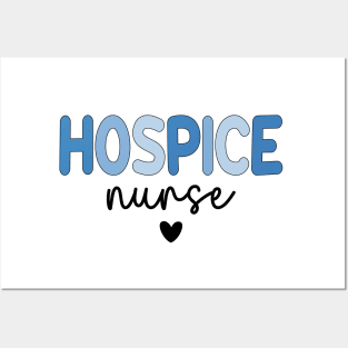 Retro Hospice Nurse Print For Nursing Student Hospice Nurse Posters and Art